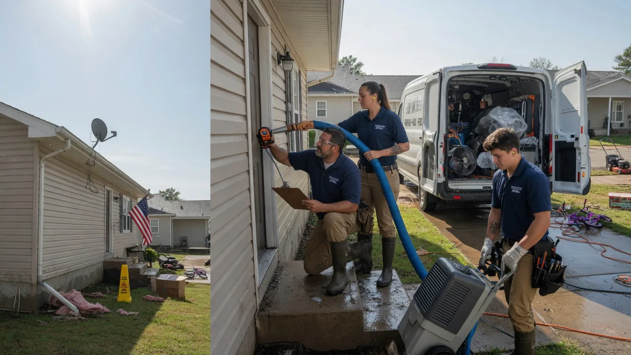 Ceiling Water Damage Restoration in Viola, WI near me